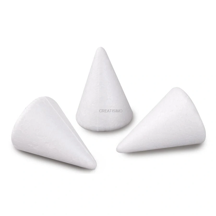 Polystyrénový kužeľ 5,5 cm, 3ks