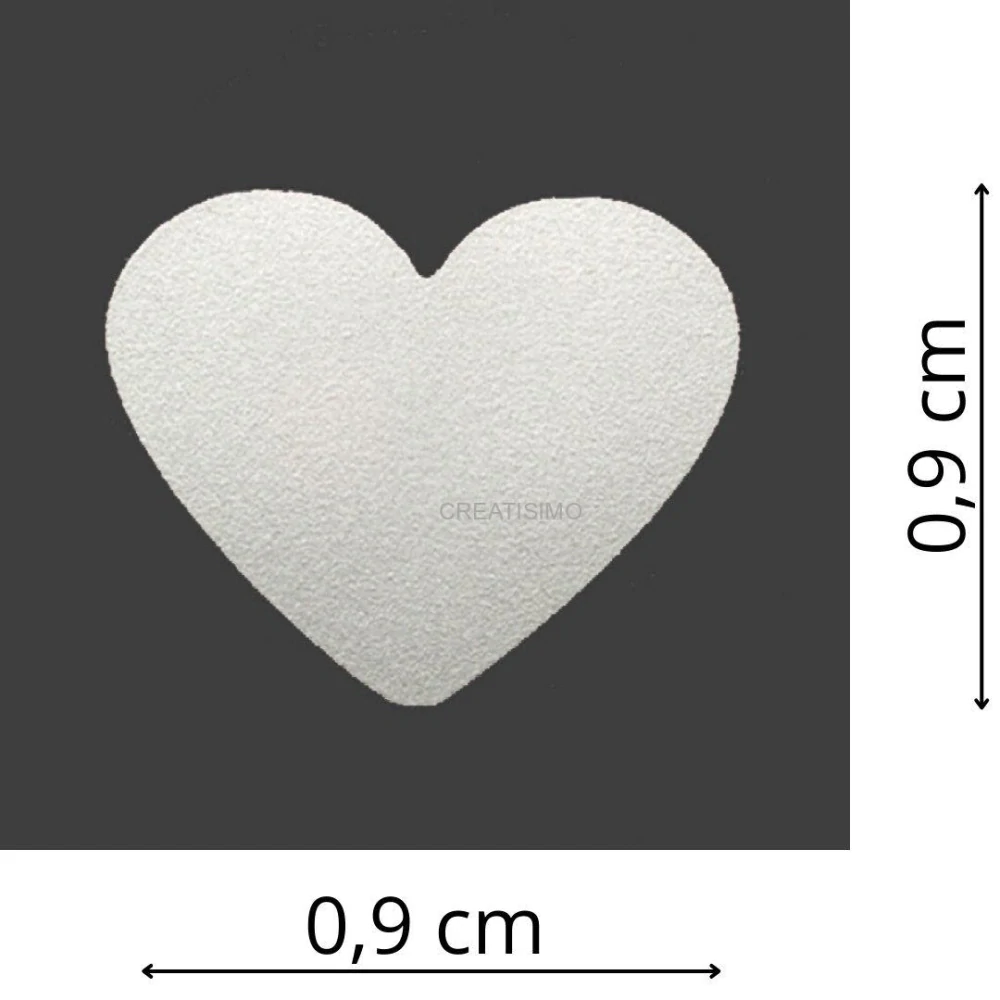 Dierovač srdce 0,9 cm