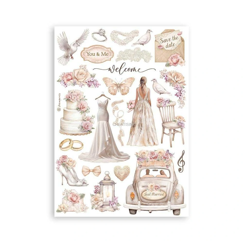 Washi blok A5 "Romance Forever" 8 ks