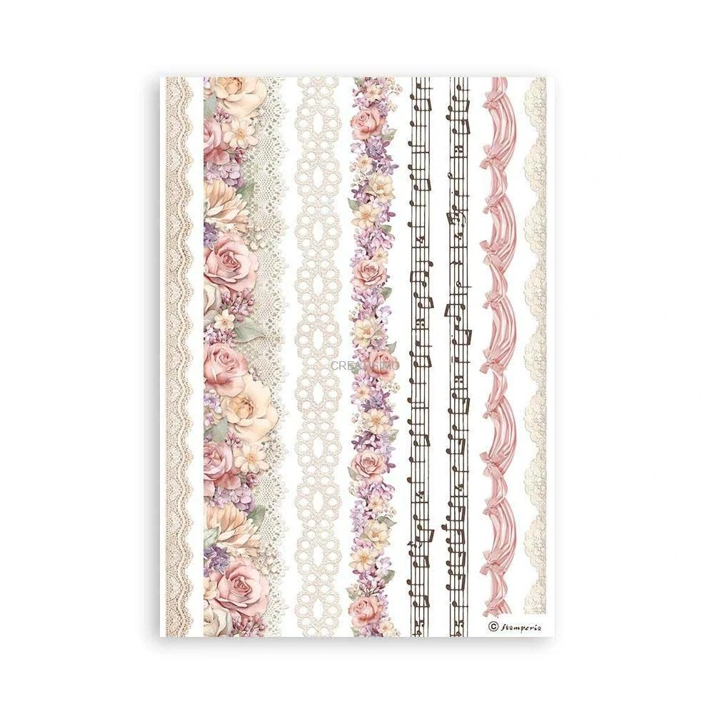 Washi blok A5 "Romance Forever" 8 ks