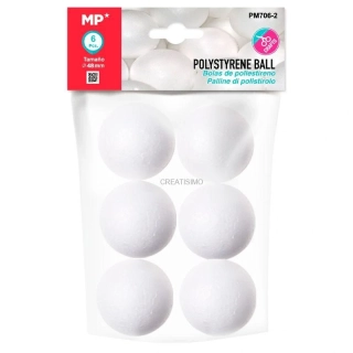 Polystyrénové gule ø 4,8 cm, 6 ks
