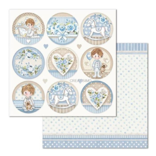 Obojstranný papier na scrapbooking "Little Boy" 30,5x30,5 cm, 1 ks