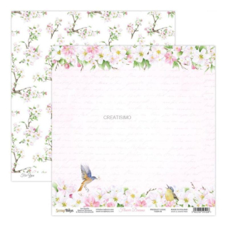 Obojstranný papier na scrapbooking "Flower dreams" 30,5x30,5 cm, 1 ks