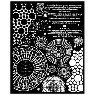 Plastová šablóna "Fortune Macrocosm mix" 20x25 cm