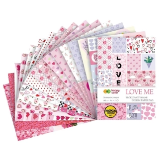 Sada papierov LOVE ME 80 g/m2, A4, 15 ks